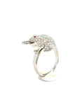 18K White Gold Diamond Ring