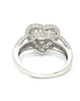 18K White Gold Diamond Ring