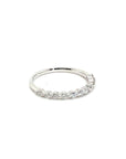 18K White Gold Simple Lovely Diamond Ring