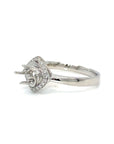 18K White Gold Diamond Ring