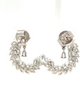 18K White Gold Diamond Earring