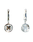 18K White Gold Diamond Earring