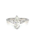 18K White Gold Diamond Ring