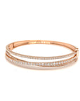 18K Rose Gold Diamond Bangle