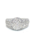 18K White Gold Diamond Ring