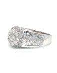 18K White Gold Diamond Ring