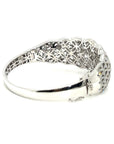 18K White Gold Diamond Bangle