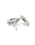 18K White Gold Typhoon Diamond Earrings