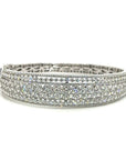 18K White Gold Bangle