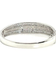 18K White Gold Bangle