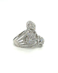 18K White Gold Diamond Ring