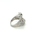 18K White Gold Diamond Ring