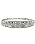 18K White Gold Bangle