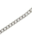 18K White Gold Max Illusion Shine Tennis Diamond Bracelet