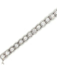 18K White Gold Max Illusion Shine Tennis Diamond Bracelet