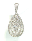 18K Diamond Pendant