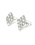 18K White Gold Kite Diamond Earrings