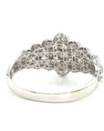 18K White Gold Diamond Bangle