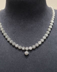 18K White Gold Diamond Necklace