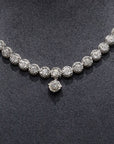 18K White Gold Diamond Necklace