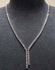 18K White Gold Diamond Necklace