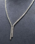 18K White Gold Diamond Necklace
