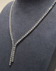 18K White Gold Diamond Necklace