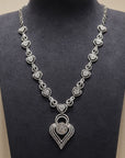 18K White Gold Diamond Necklace