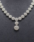 18K White Gold Diamond Necklace