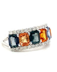 18K White Gold Mix Colour FS Eternity Diamond Ring