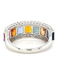 18K White Gold Mix Colour FS Eternity Diamond Ring