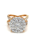 18K Rose Gold Diamond Ring