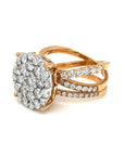 18K Rose Gold Diamond Ring