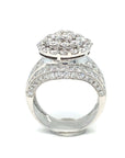 18K White Gold Diamond Ring