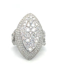 18K White Gold Diamond Ring