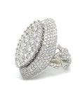 18K White Gold Diamond Ring