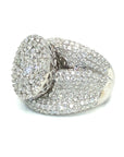 18K White Gold Diamond Ring