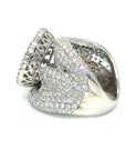 18K White Gold Diamond Ring