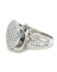 18K White Gold Diamond Ring