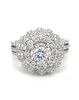18K White Gold Diamond Ring