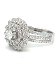 18K White Gold Diamond Ring