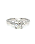 18K White Gold Diamond Ring