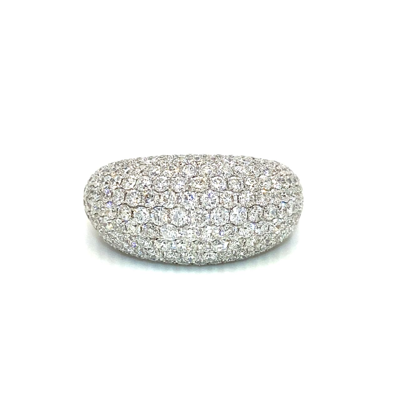 18K White Gold Diamond Ring