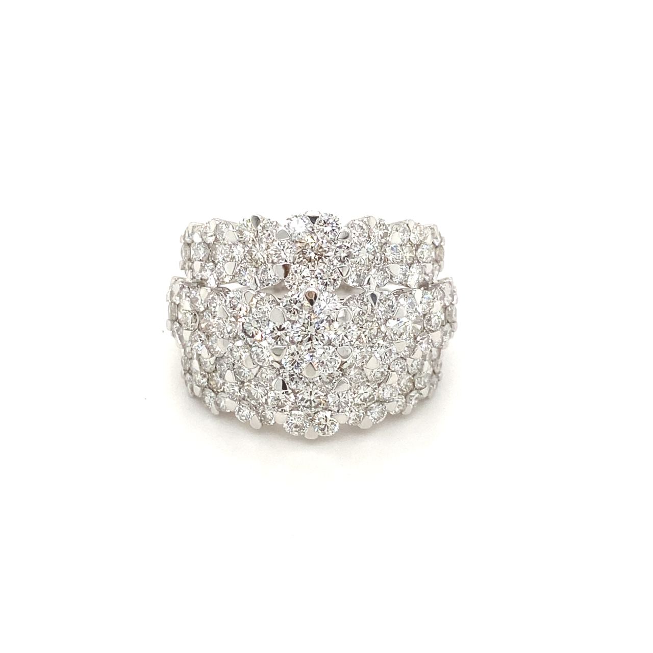 18K White Gold Diamond Ring