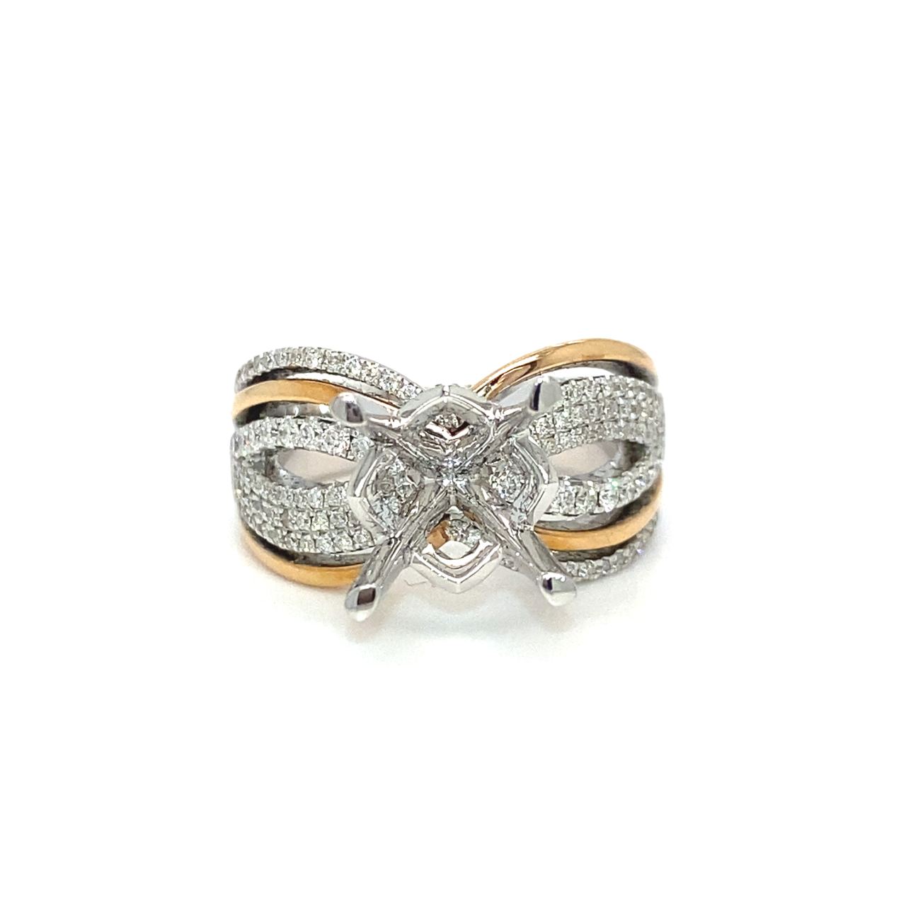 18K White Gold Diamond Ring