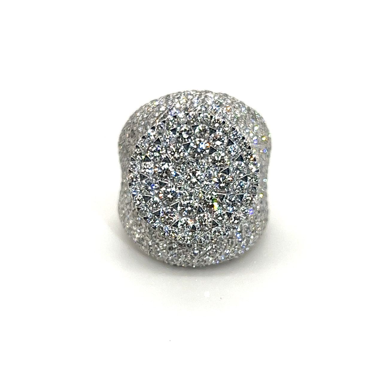 18K White Gold Diamond Ring