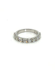 18K White Gold Large 3/4 Round Eternity Diamond Ring