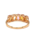18K Rose Gold Pure OV FS Half Eternity Ring