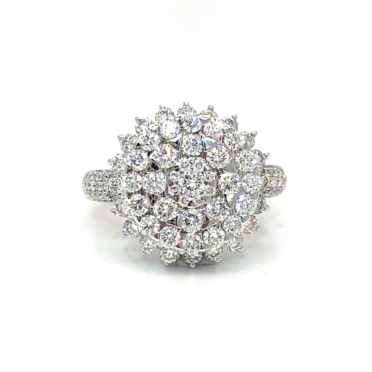 18K White Gold Diamond Ring
