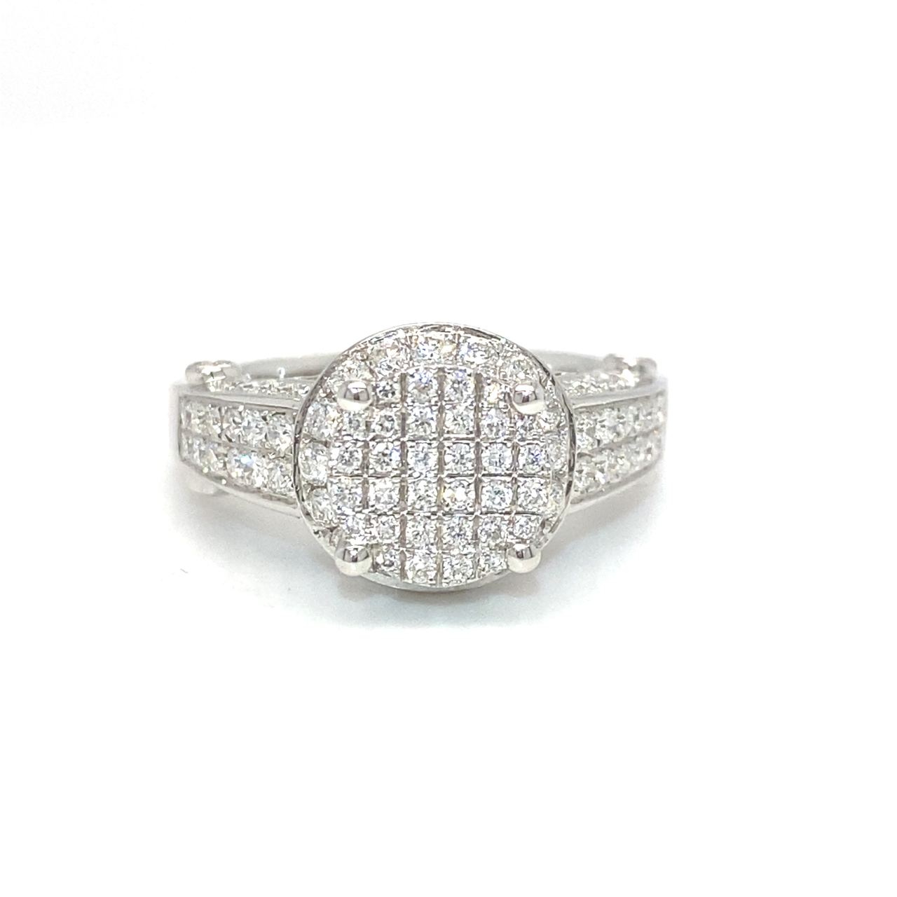 18K White Gold  Diamond Ring